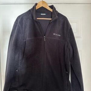 Columbia Charcoal Gray XL Fleece Jacket